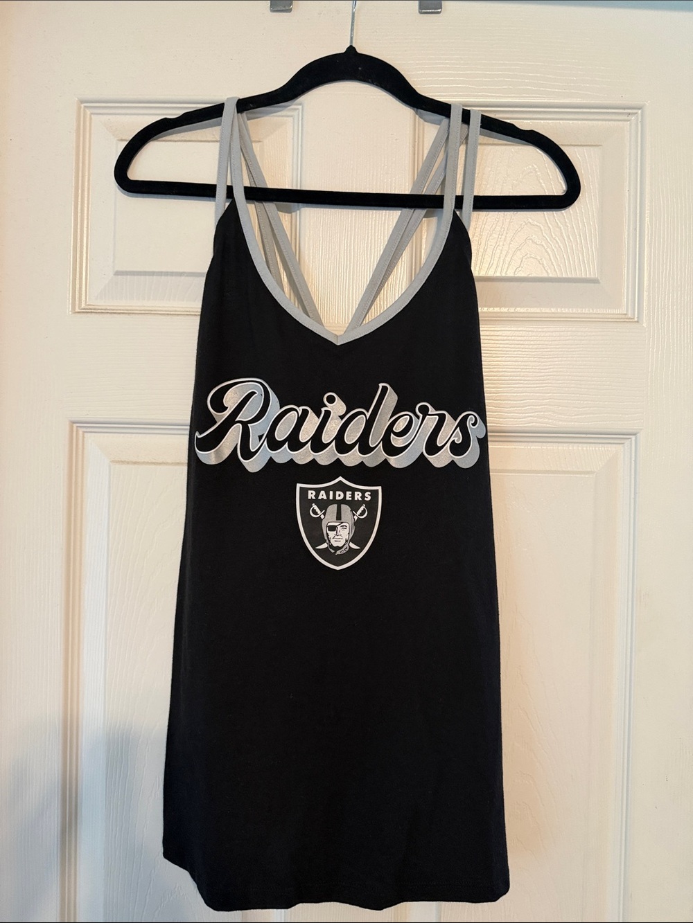 Riders by Lee Black Sleep Tank with Silver Trim